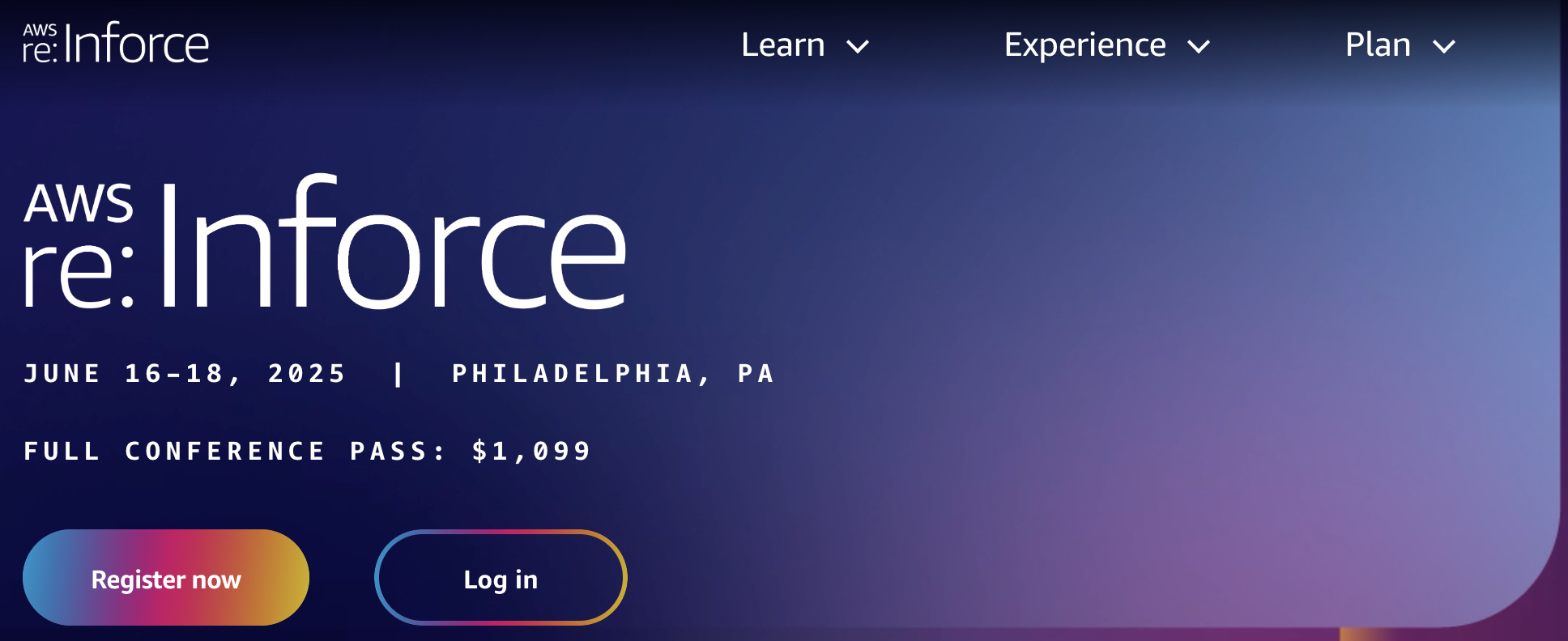 Aws Re Inforce 2025 June 16 18 Philadelphia Pa Ioactive